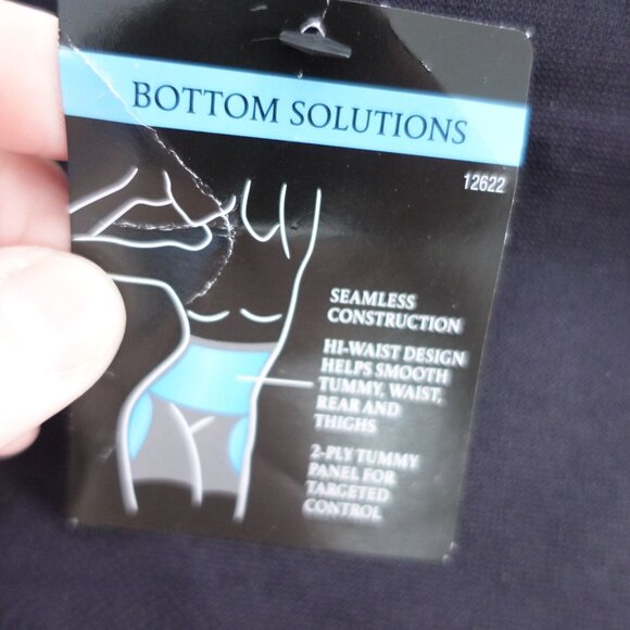 NEW Maidenform Ultra Tummy-Control Seamless High Waist Thigh Slimmer Black Sz L - Picture 5 of 6